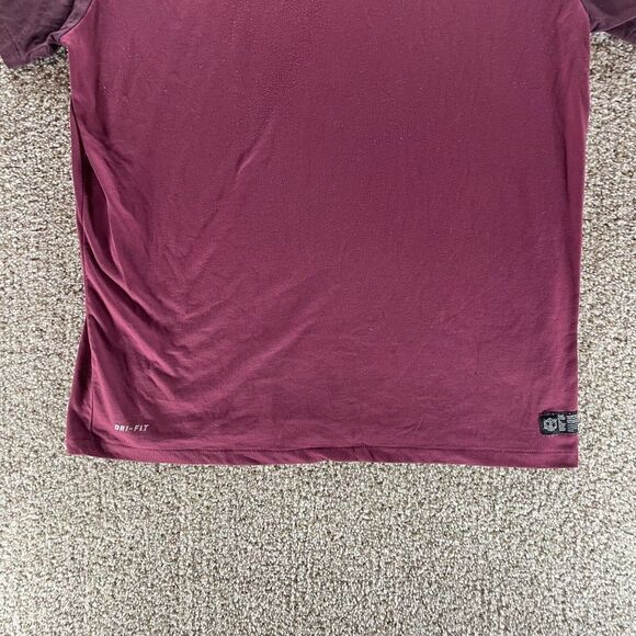 Labron James Shirt Mens Extra Large Purple Nike Elephant Print Dri Fit Athletic - Picture 5 of 12